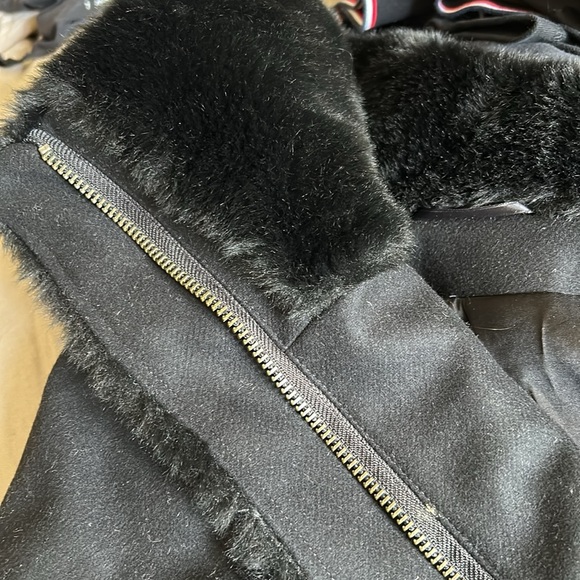 The Kooples jacket/coat faux fur and wool - Picture 5 of 9